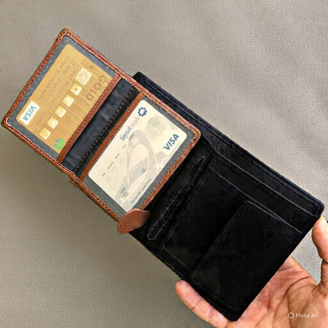 Classic Genuine Leather Elegant Black Wallet and Timeless Design Quality