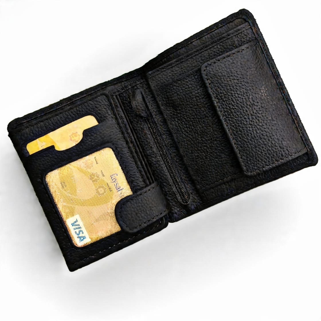 Classic Genuine Leather Elegant Black Wallet and Timeless Design Quality